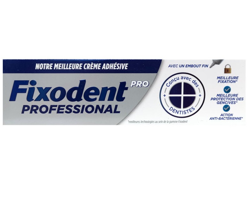 Fixodent Pro Professional Crème Fixative 40g
